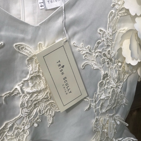 Trish Scully Bianca Gown Ivory 14 - Picture 2 of 10